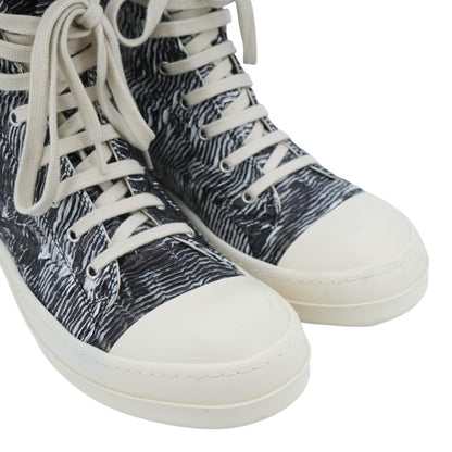 Zebra Print DRKSHDW Ramone High-Top Sneakers
