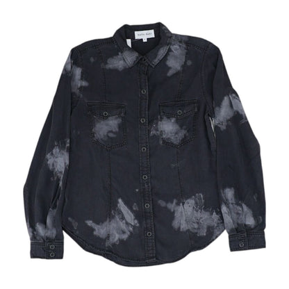 Gray Solid Button Down