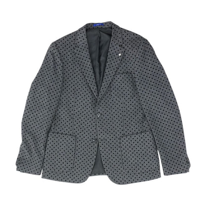 Gray Polka Dot Sport Coat