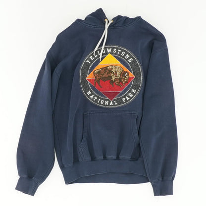 Navy Embroidered Detail Hoodie
