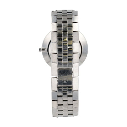 Men's Faceto Diamond Accented Stainless Steel Diamond Watch