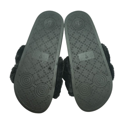 Black Casual Slide Sandals