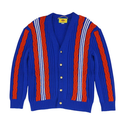 Gucci X Adidas Soft Wool Rib Cardigan