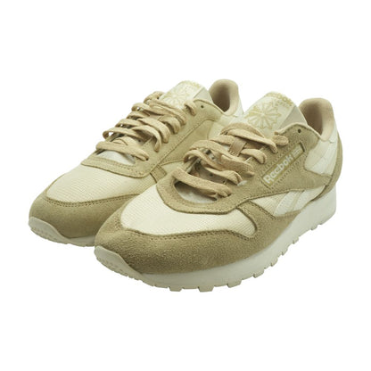 Beige Low Top Athletic Shoes