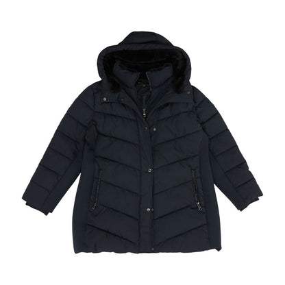 Navy Puffer Coat
