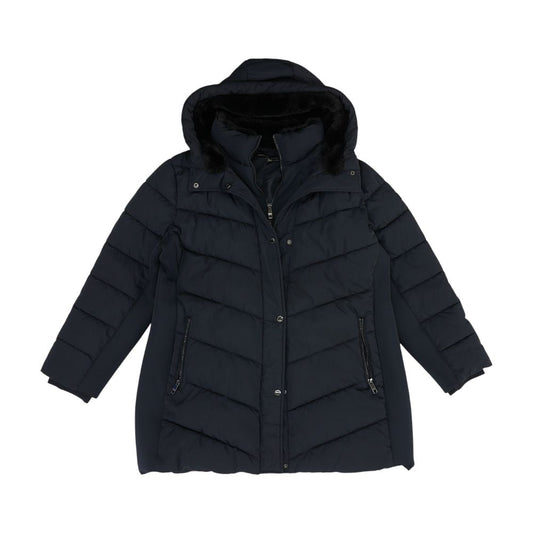 Navy Puffer Coat