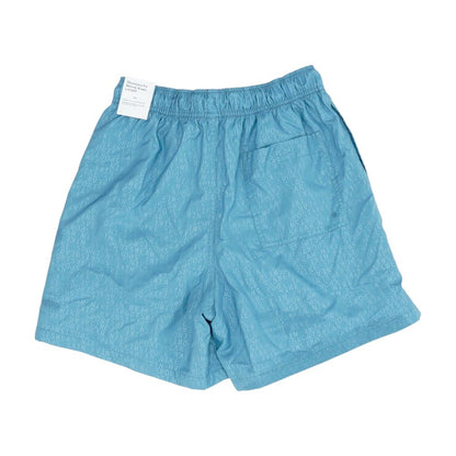 Blue Graphic Active Shorts