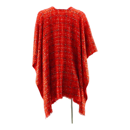 Red Plaid Cardigan Sweater