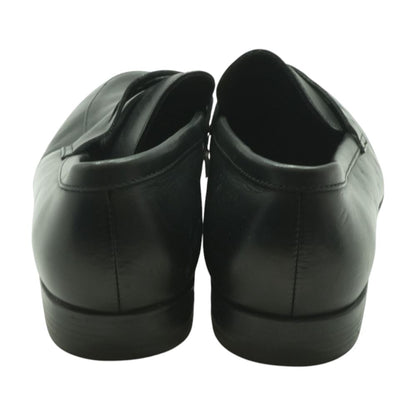 Black Leather Loafer Dress Shoes