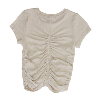 Ivory Solid Knit Top