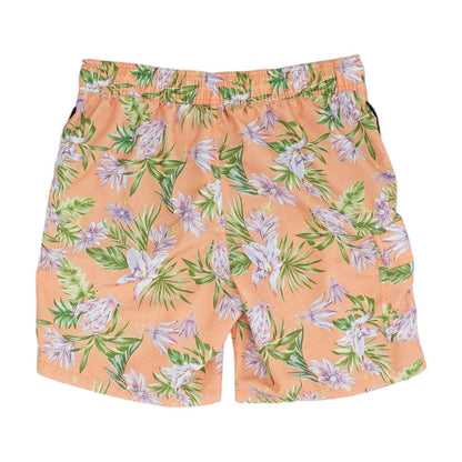 Orange Tropical Swim Shorts