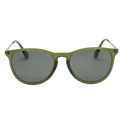 Green Allure Round Sunglasses