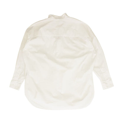 White Solid Button Down