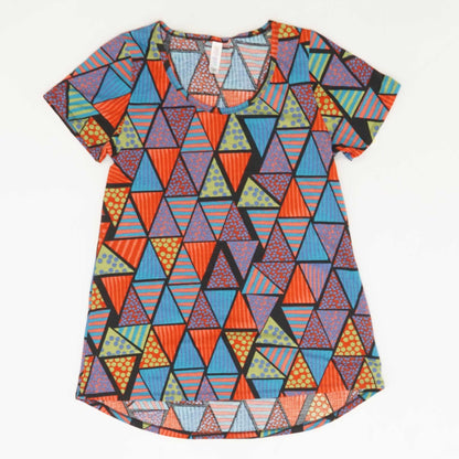 Multi Geometric Crewneck T-Shirt