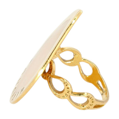 18K Gold White Resin Water Droplet Band
