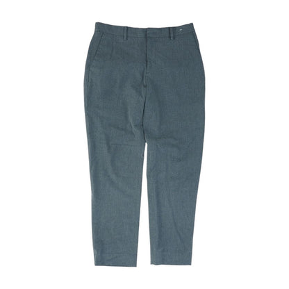 Gray Solid Dress Pants