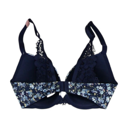 Blue Floral Bra