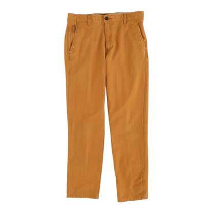 Khaki Solid Chino Pants