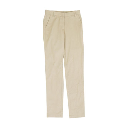 Tan Solid Chino Pants