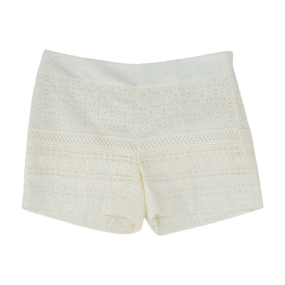 Ivory Eyelet Shorts
