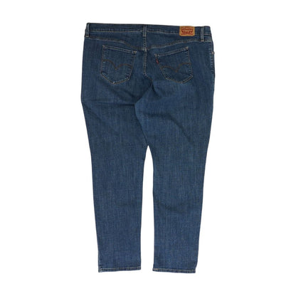 Blue Plus Mid Rise Skinny Leg Jeans