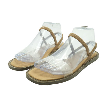 Tan Flat Sandals
