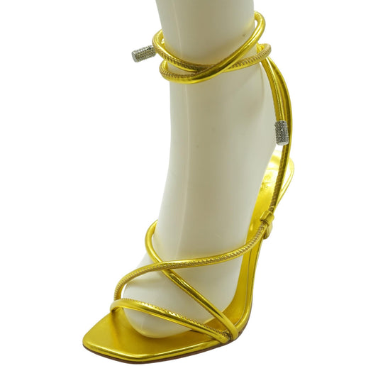 Rainia Gold Pump Heels