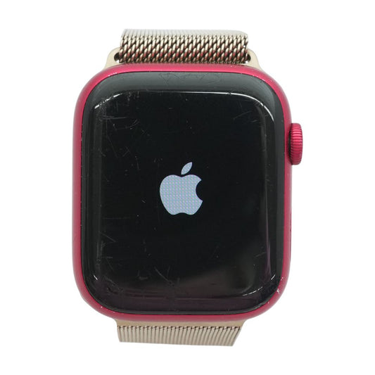 45mm Series 8 Product Red Smartwatch Gold Band S/M