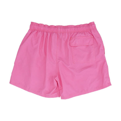Pink Solid Swim Shorts
