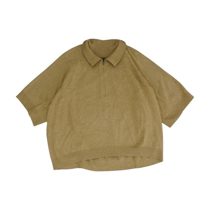 Tan 1/4 Zip Pullover