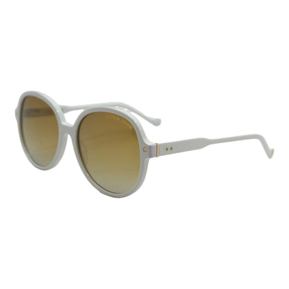 White Dodger 75 Round Sunglasses