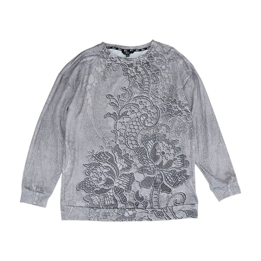 Gray Graphic Pullover