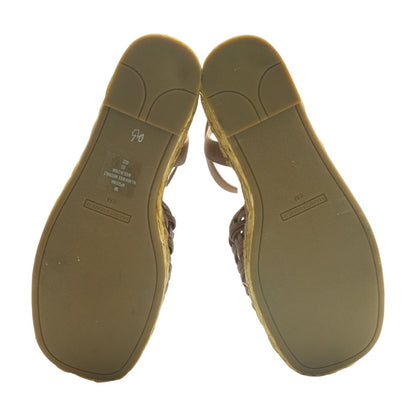 Brown Wedged Sandals