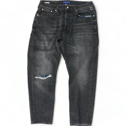 Charcoal Solid Regular Jeans
