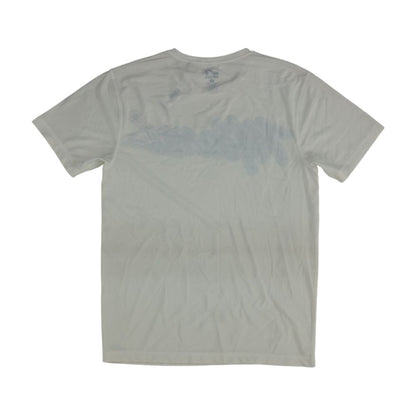 White Solid Swim Top