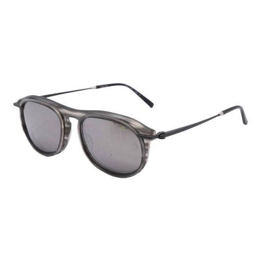 Gray MGS-MBK Round Sunglasses