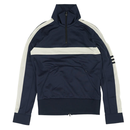 Navy Color Block 1/4 Zip Pullover