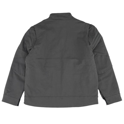 Gray Solid Lightweight Coat