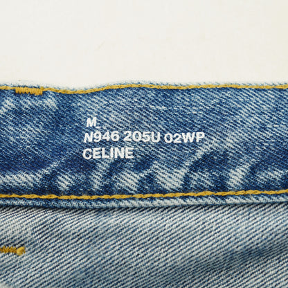 Solid Printed Acid Wash Jeans