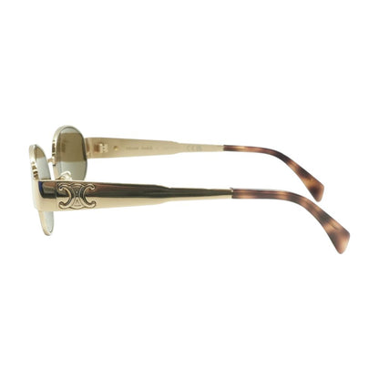 Gold CL40235U Oval Sunglasses