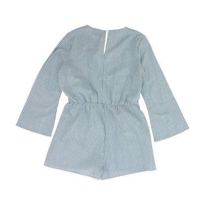 Blue Striped Romper
