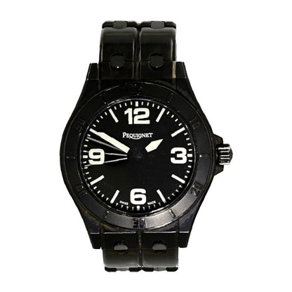 Men's Black Automatic Stainless Steel Watch