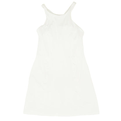 White Solid Skort Skirt