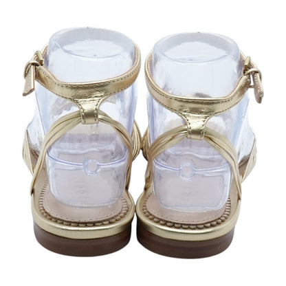 Gold Flat Sandals