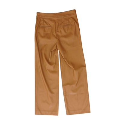 Brown Solid Pants