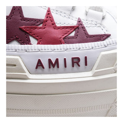 White Platform Star Court Low-Top Sneakers