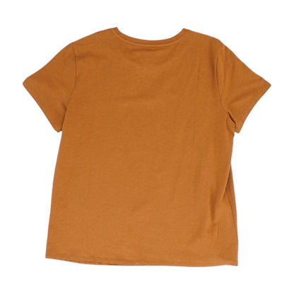 Brown Solid Pajama Top