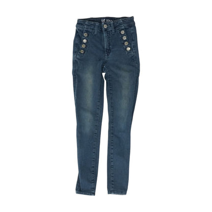 Blue Mid Rise Jeans