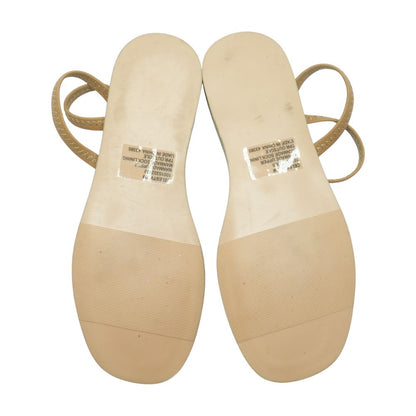 Tan Flat Sandals