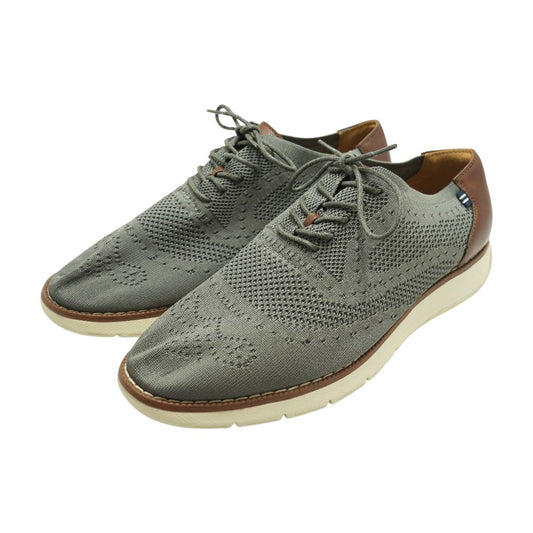 Gray Lace Up Casual Shoes